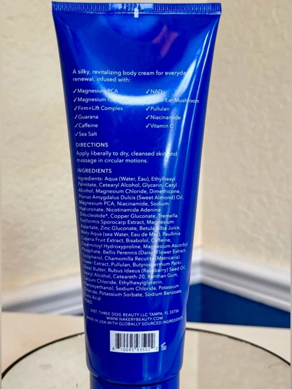 Nakery Beauty SkinRecovery Energize + Repair Body Cream NWT Sealed